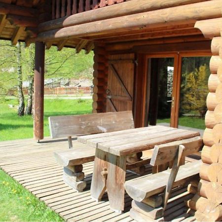 L'Ours Noir Chalet En Rondins La Bresse Exterior foto